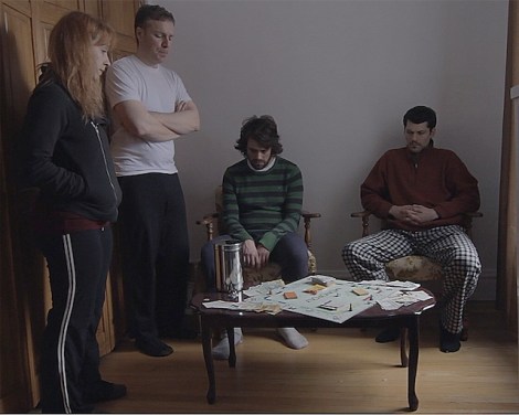 Sasha Gioppo, Bryn Packard, Casey Puccini and Kevin Stangler star in Puccini’s “Children Without Parents.” Courtesy of Casey Puccini.