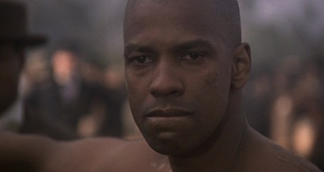 Denzel Washington stars in Edward Zwick’s “Glory.” Courtesy of TriStar Pictures.