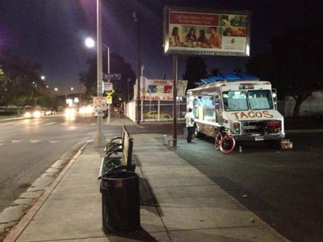 A taco track in Robert D. Lemon’s “Transfusión.” Courtesy of Amplified Contrasts.