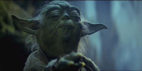 Yoda in “Episode V.” Courtesy of Twentieth Century Fox.