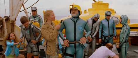 Cate Blanchett and Bill Murray star in Wes Anderson’s “The Life Aquatic with Steve Zissou.” Courtesy of The Criterion Collection.
