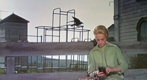 Tippi Hedren in Alfred Hitchcock’s “The Birds.” Courtesy of Universal Pictures.