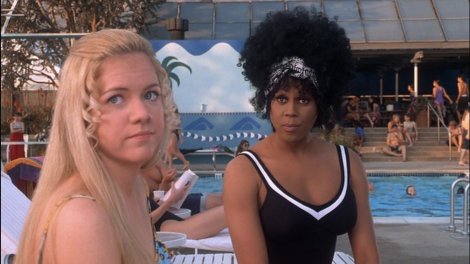 Jennifer Elise Cox and RuPaul in Arlene Sanford’s “A Very Brady Sequel.” Courtesy of Paramount Pictures.
