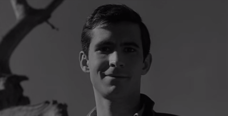 Anthony Perkins stars in Alfred Hitchcock’s “Psycho.” Courtesy of Universal Pictures.