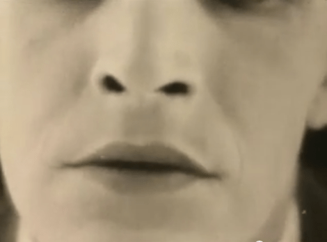 POV shots of couples about to kiss.