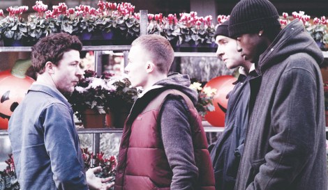 Aiden Gillen meets Sonny Green’s gang in Simon Blake’s “Still.” Courtesy of CIFF.