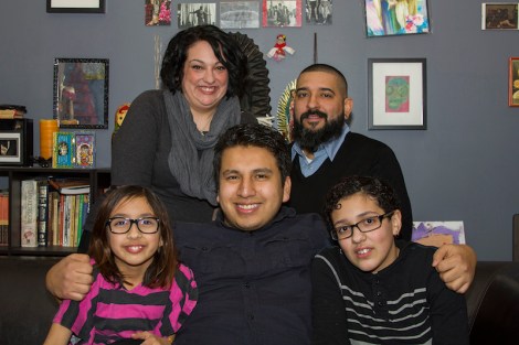 The Rivera Family in Anne De Mare and Kirsten Kelly’s “The Homestretch.” Courtesy of Kartemquin Films.