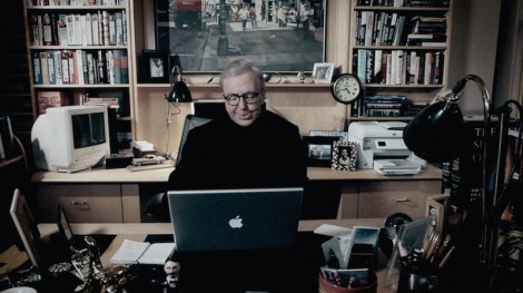 Roger Ebert in Steve James’s “Life itself.” Courtesy of Magnolia Pictures.