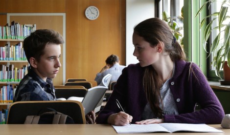 Moritz Knapp and Lea van Acken in Dietrich Brüggemann’s “Stations of the Cross.” Courtesy of Film Movement.