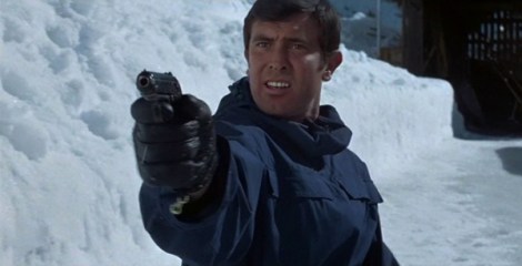 George Lazenby in Peter Hunt’s “On Her Majesty’s Secret Service.” Courtesy of MGM.