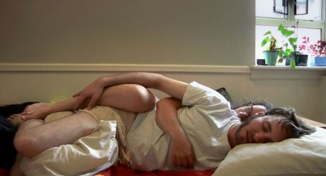 Joanna Arnow and James Kepple in “i hate myself :).” Courtesy of Joanna Arnow.