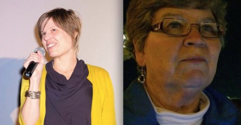 “Radical Grace” director Rebecca Parrish and her subject, Sister Chris Schenk.