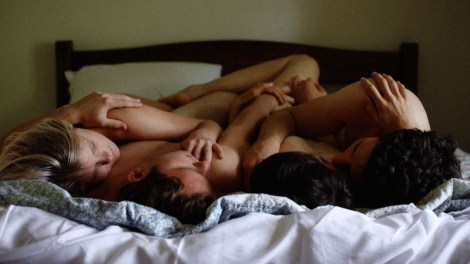 Hannah Arterton, Daniel Metz, Rea Mole and Josh O’Connor in Joanna Coates’s “Amorous.” Courtesy of Film Movement.